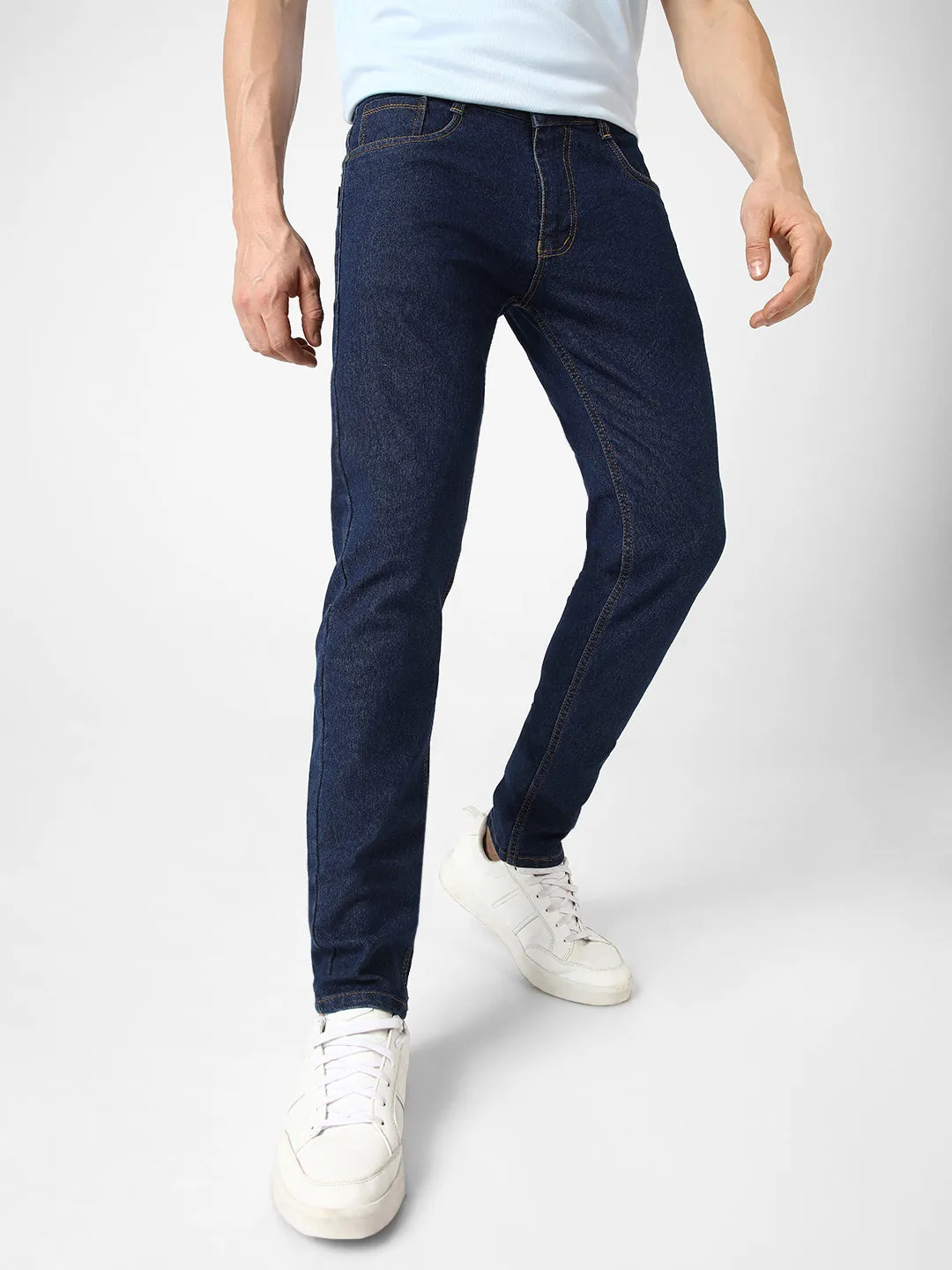 Men's Blue Slim Fit Stretchable Jeans