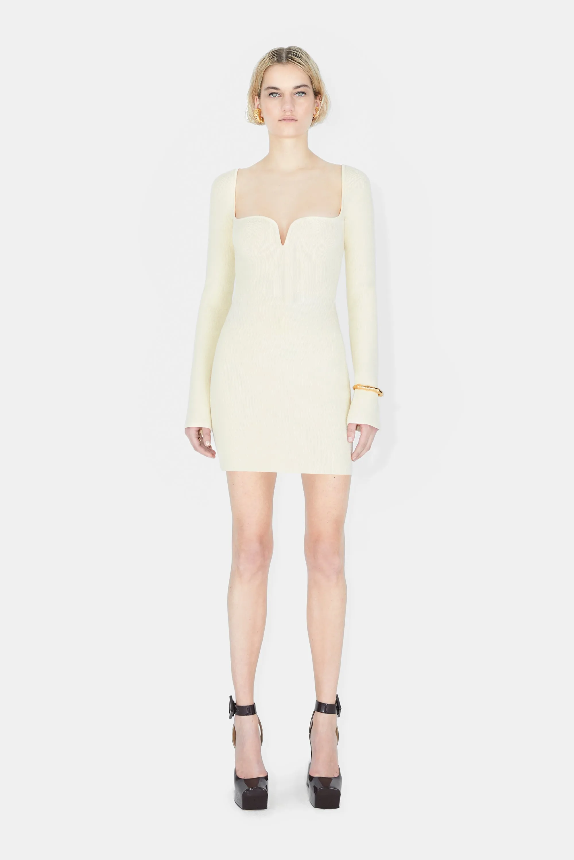 Mini Gaia Dress - Creme