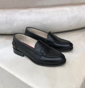 Mocassino in pelle nero