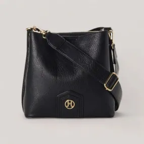 NAOMI | Black Bucket Midi Crossbody