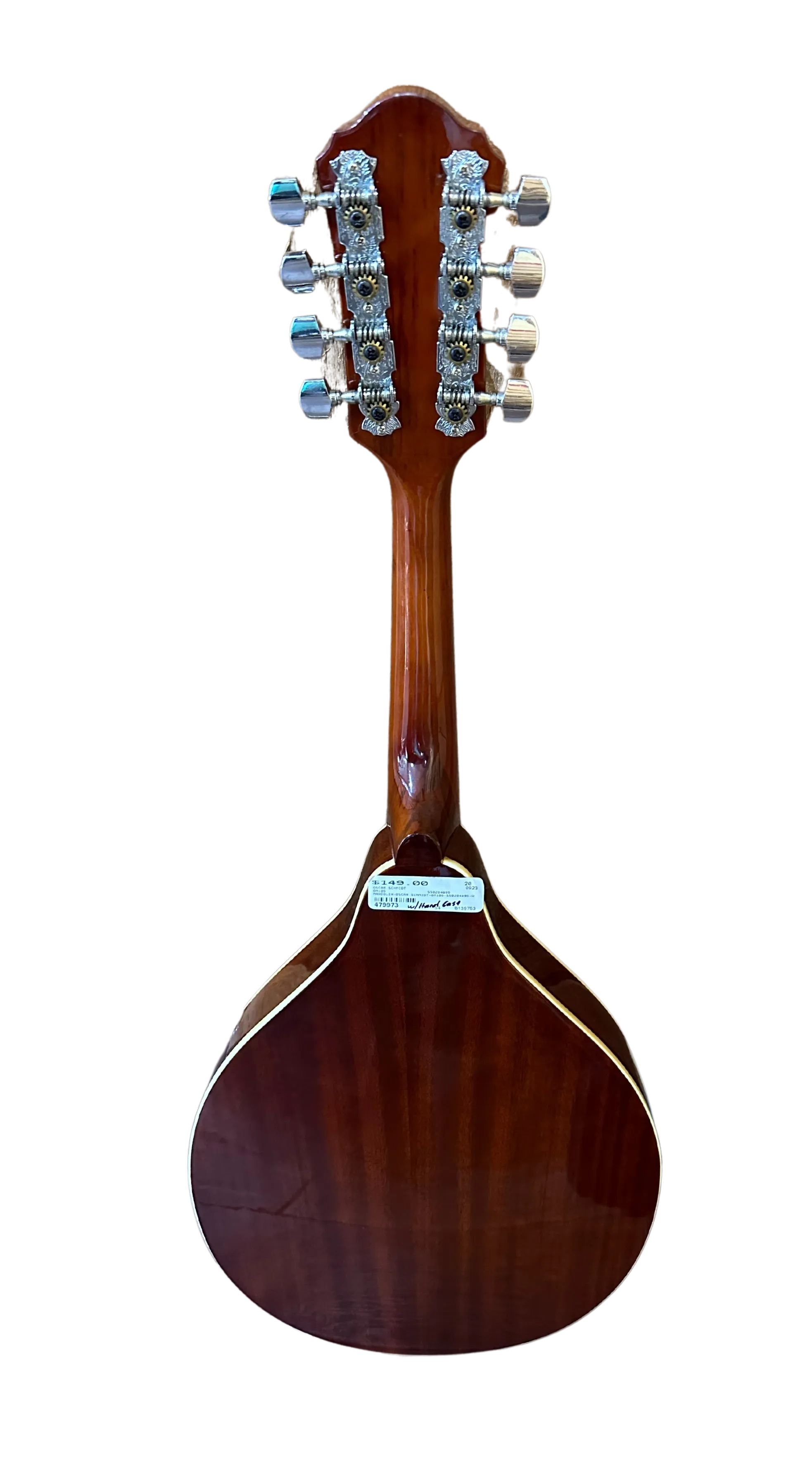 Oscar Schmidt OM10 A-Style Spruce Top Mandolin - Tobacco Sunburst W/ Hard Case