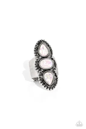 Paparazzi Strut Your STUDS - White Ring