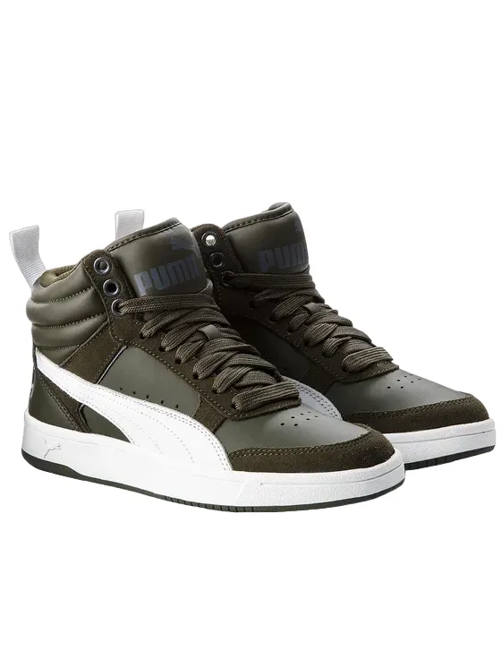 Puma Rebound Street V2 men's sneakers shoe 363715 09 forest green