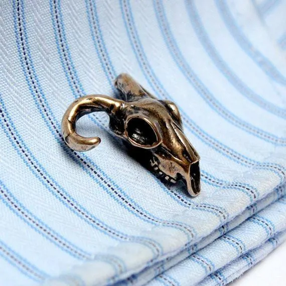 Ram Skull Cufflinks