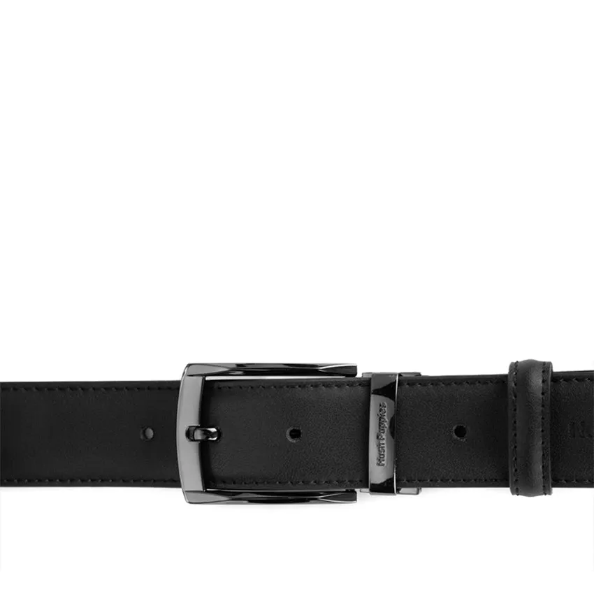 Richard Pin Clip Men's Belt - Black