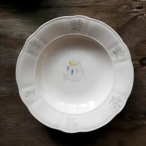 Rrstrand | Vintage plate ロールストランド Blomster ヴィンテージ深皿1