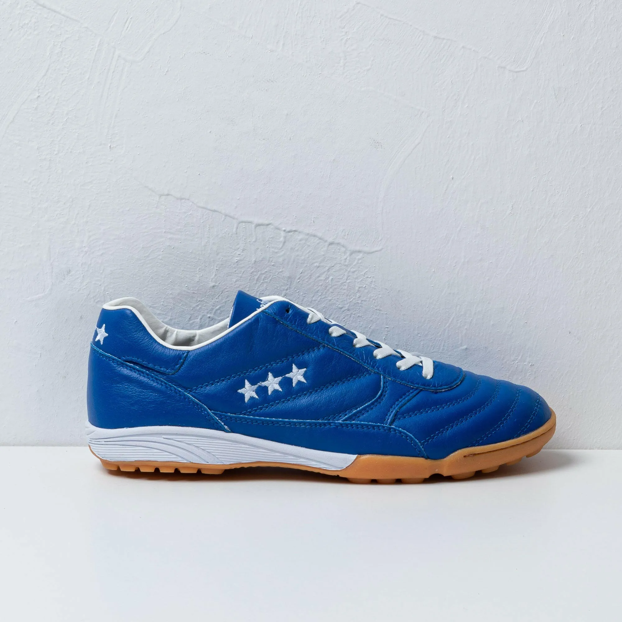 Scarpe da calcio Alloro Outdoor in pelle blu