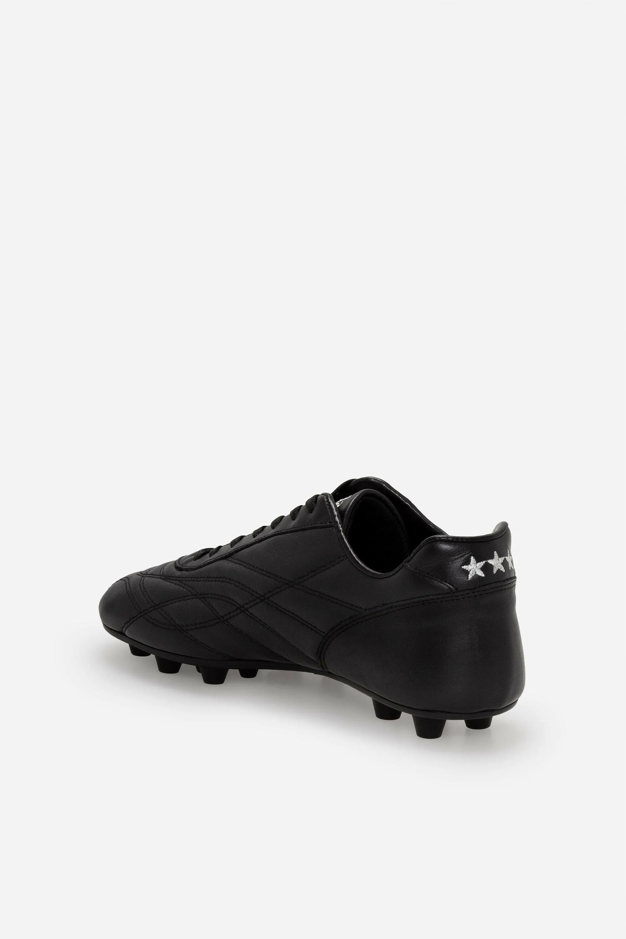 Scarpe da calcio New Star in pelle nera