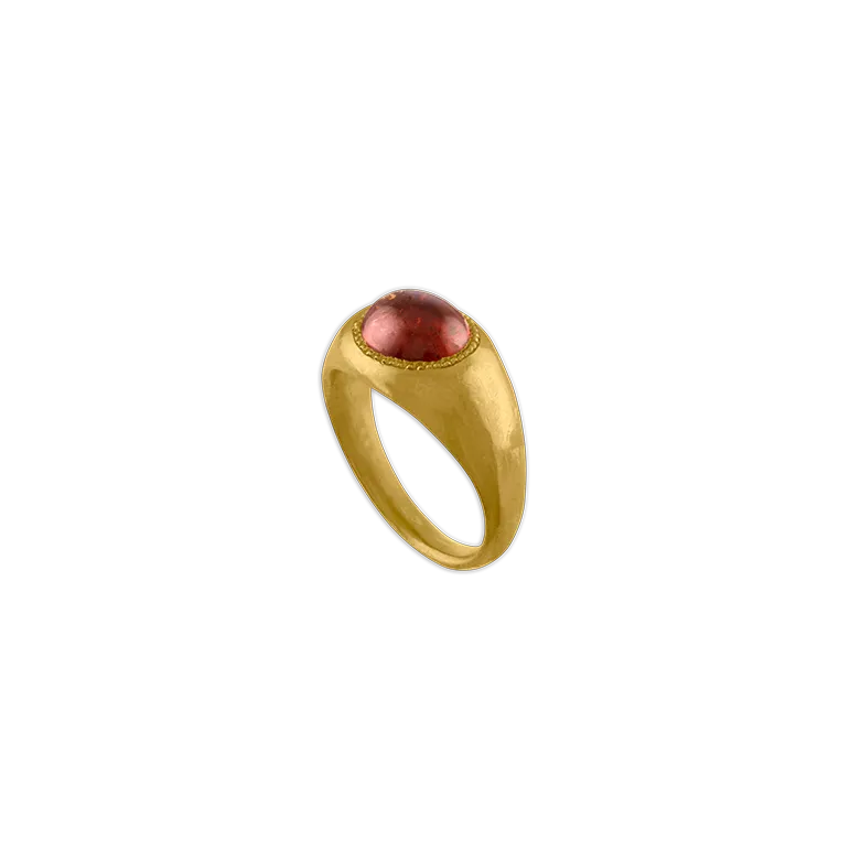 Spessartite Garnet Roz Ring