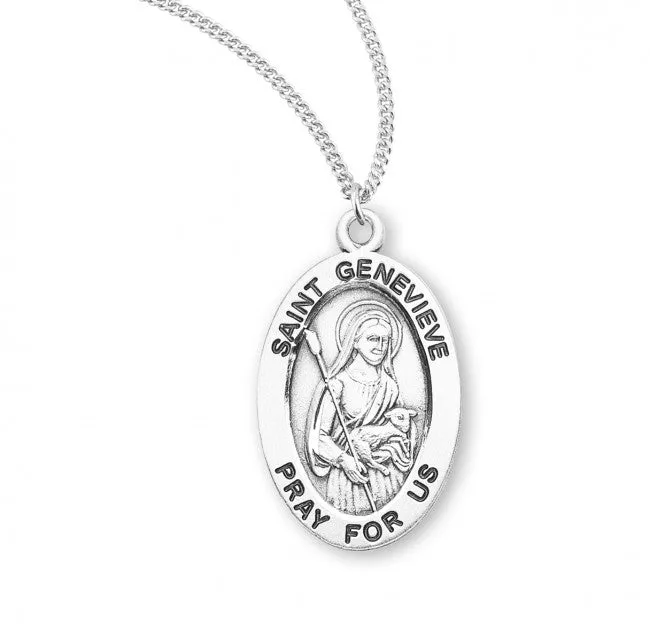 Sterling Silver St. Genevieve 18 Chain