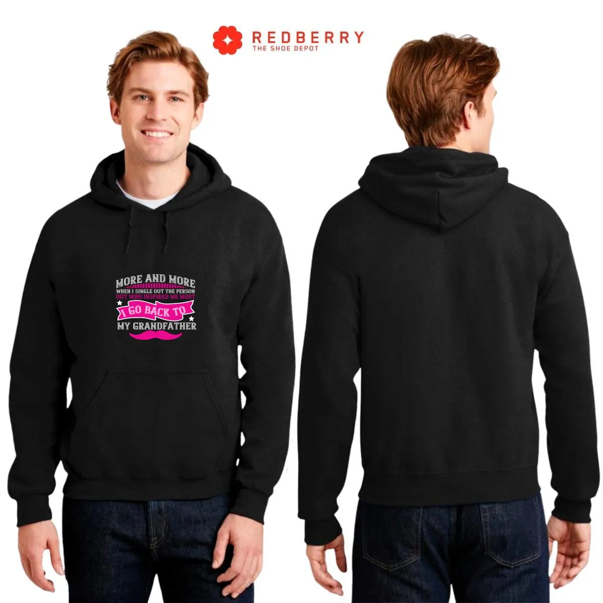 Sudadera Hombre  Hoodie Abuelo Papá Padre Hijo Hija 030