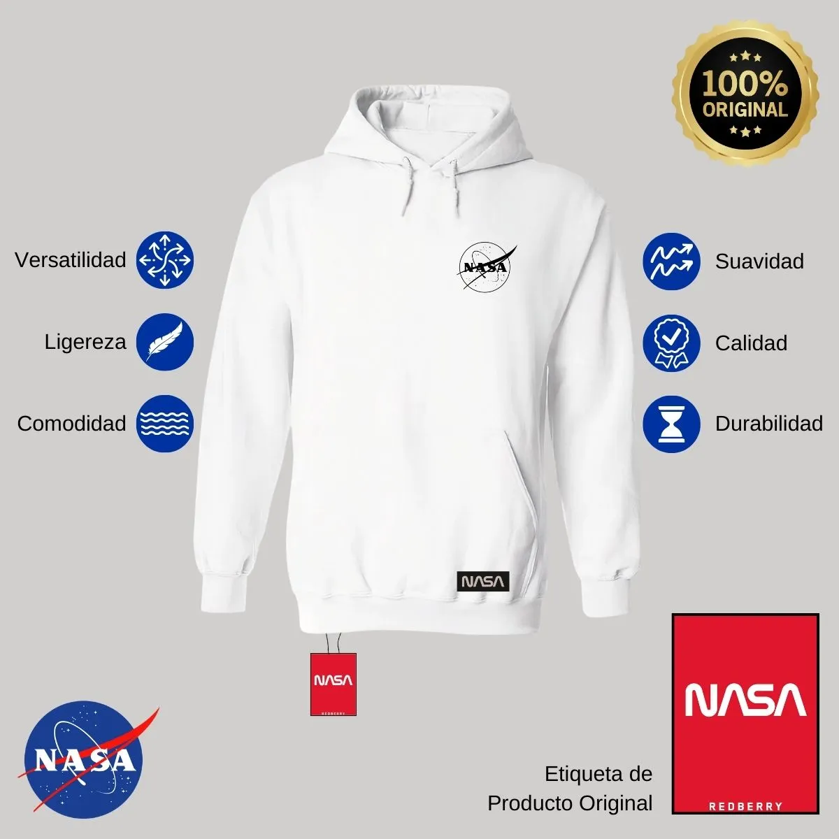 Sudadera para Hombre Hoodie Nasa Constelación