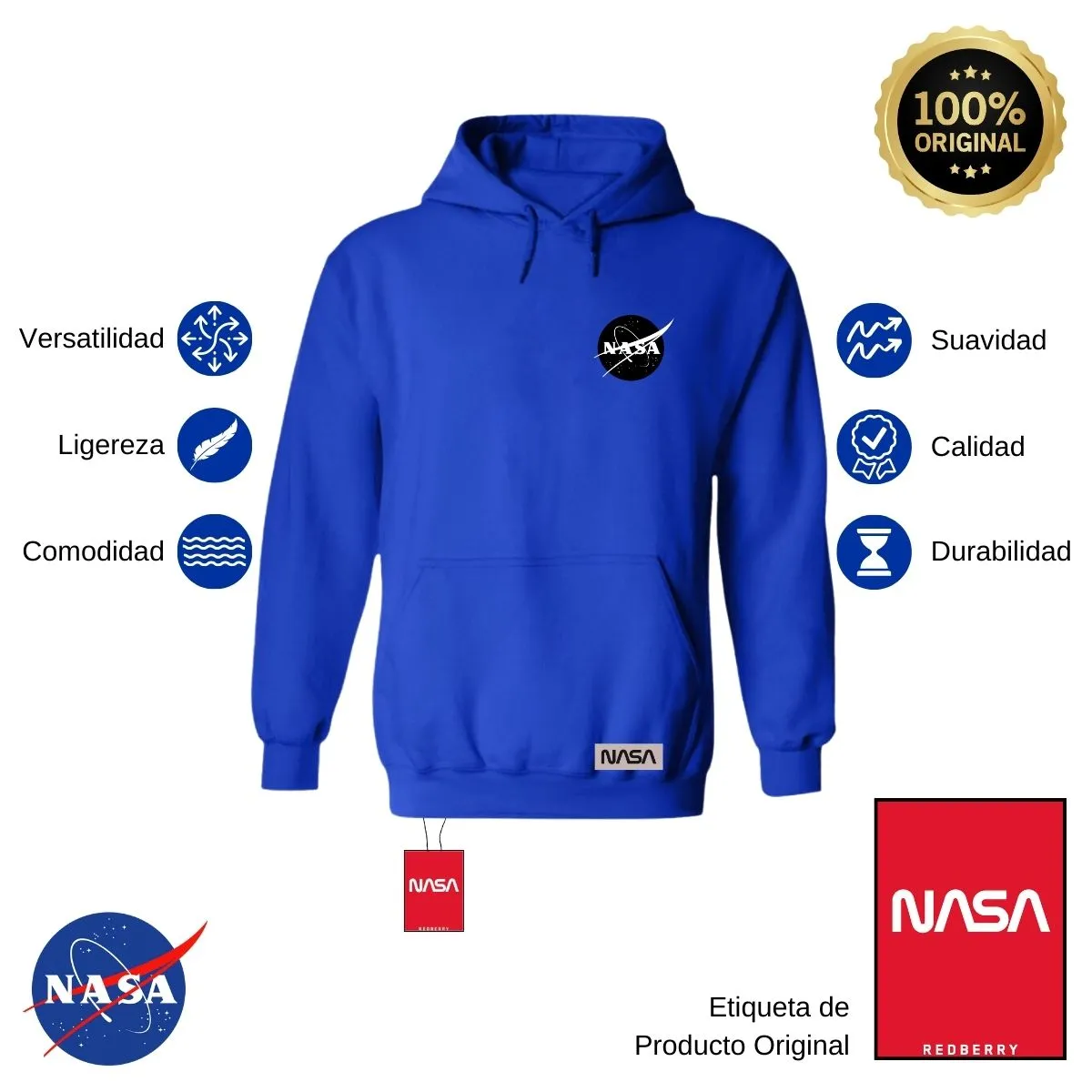 Sudadera para Hombre Hoodie Nasa Constelación