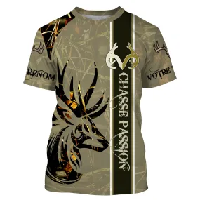 Sweat A Capuche Chasse Au Cerf, Cadeau Personnaliser Chasseur, Chasse Passion - CT08112228