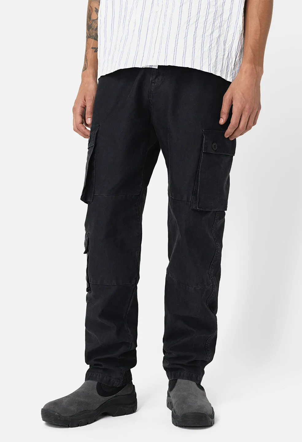 Techno Utility Cargo Pant / Black