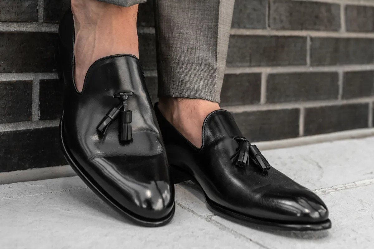 The Chaplin Tassel Loafer - Nero