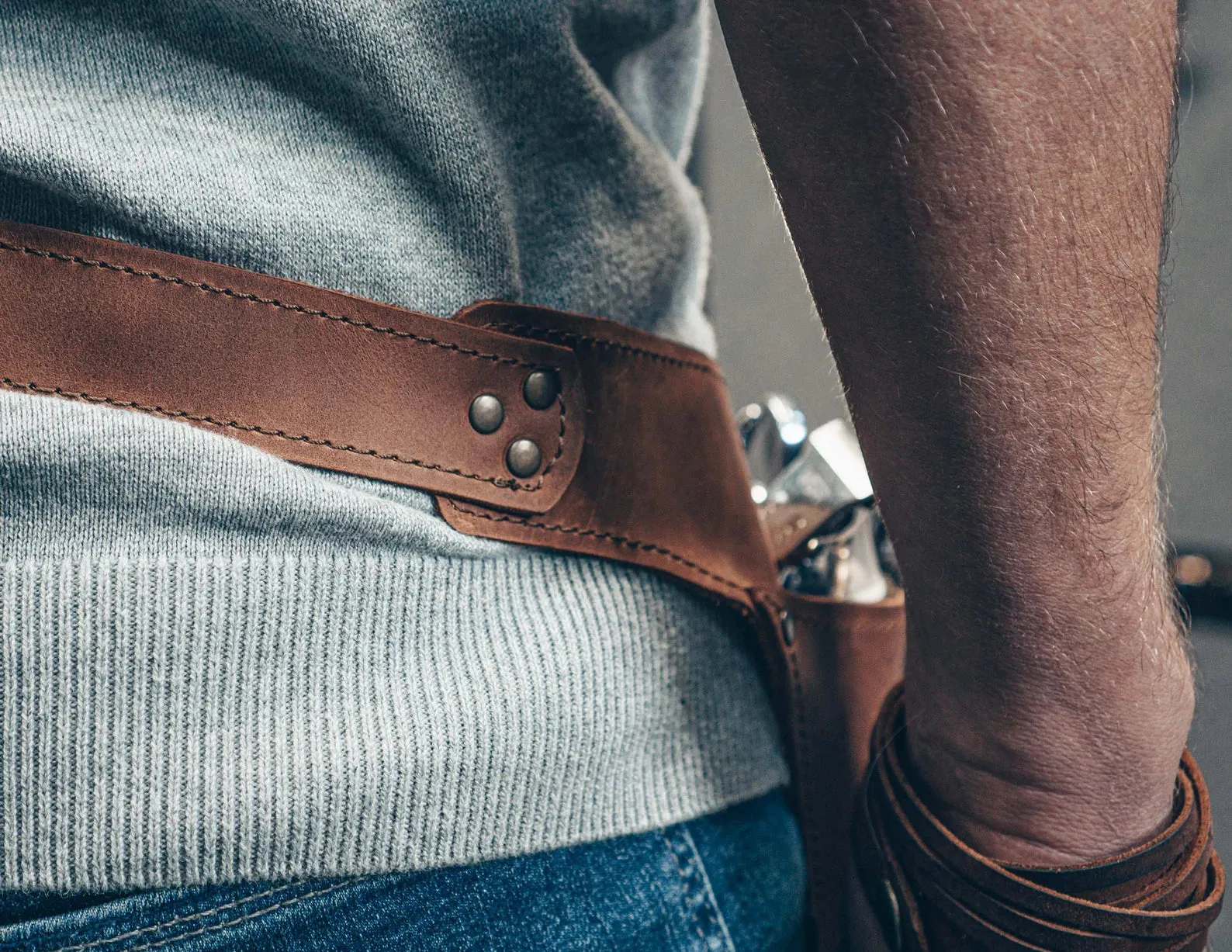 Tool Belt for florist, barber, gardener | Handcrafted in genuine leather