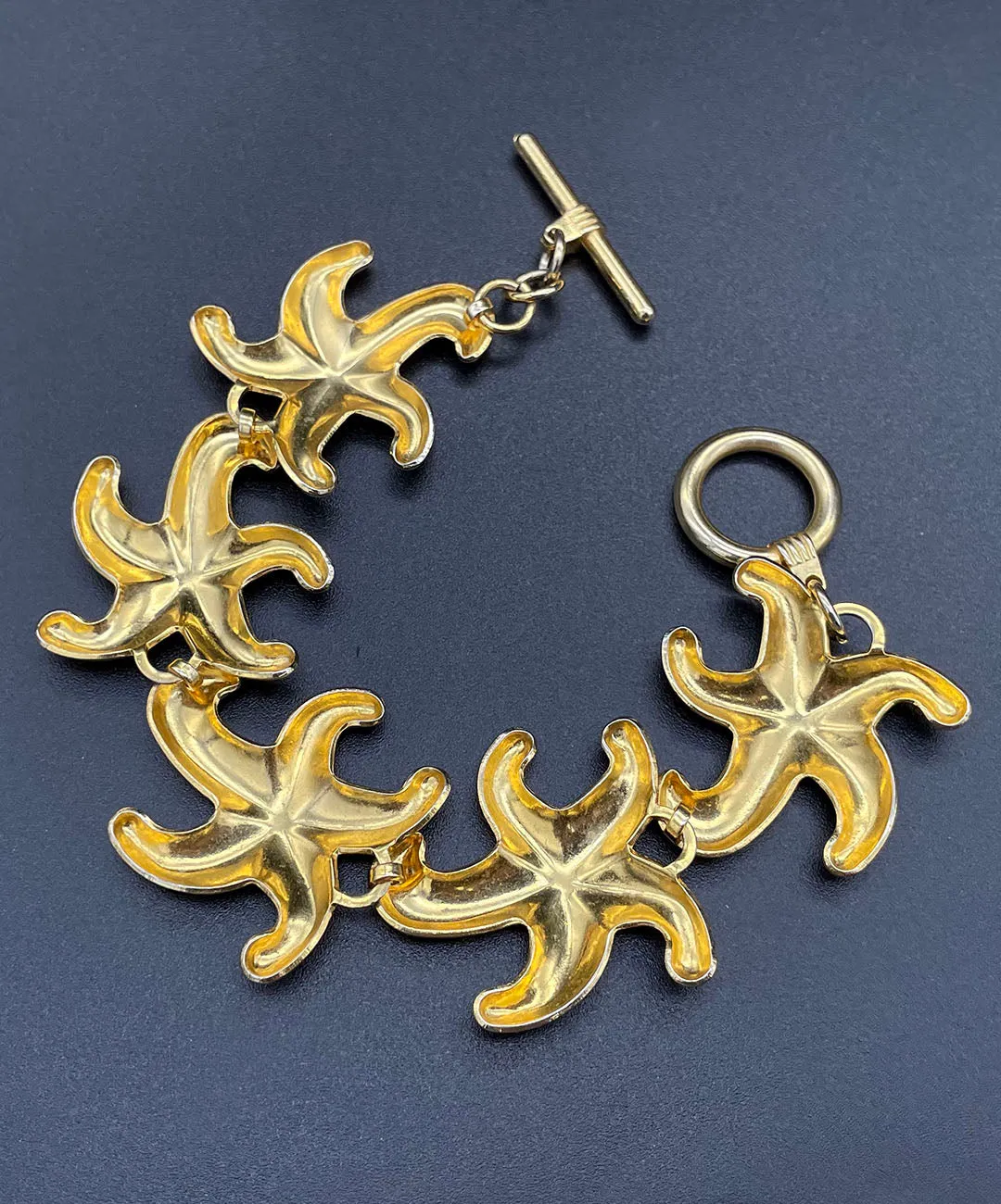 【USA輸入】ヴィンテージ スターフィッシュ メタル ブレスレット/VINTAGE STARFISH Metal Bracelet