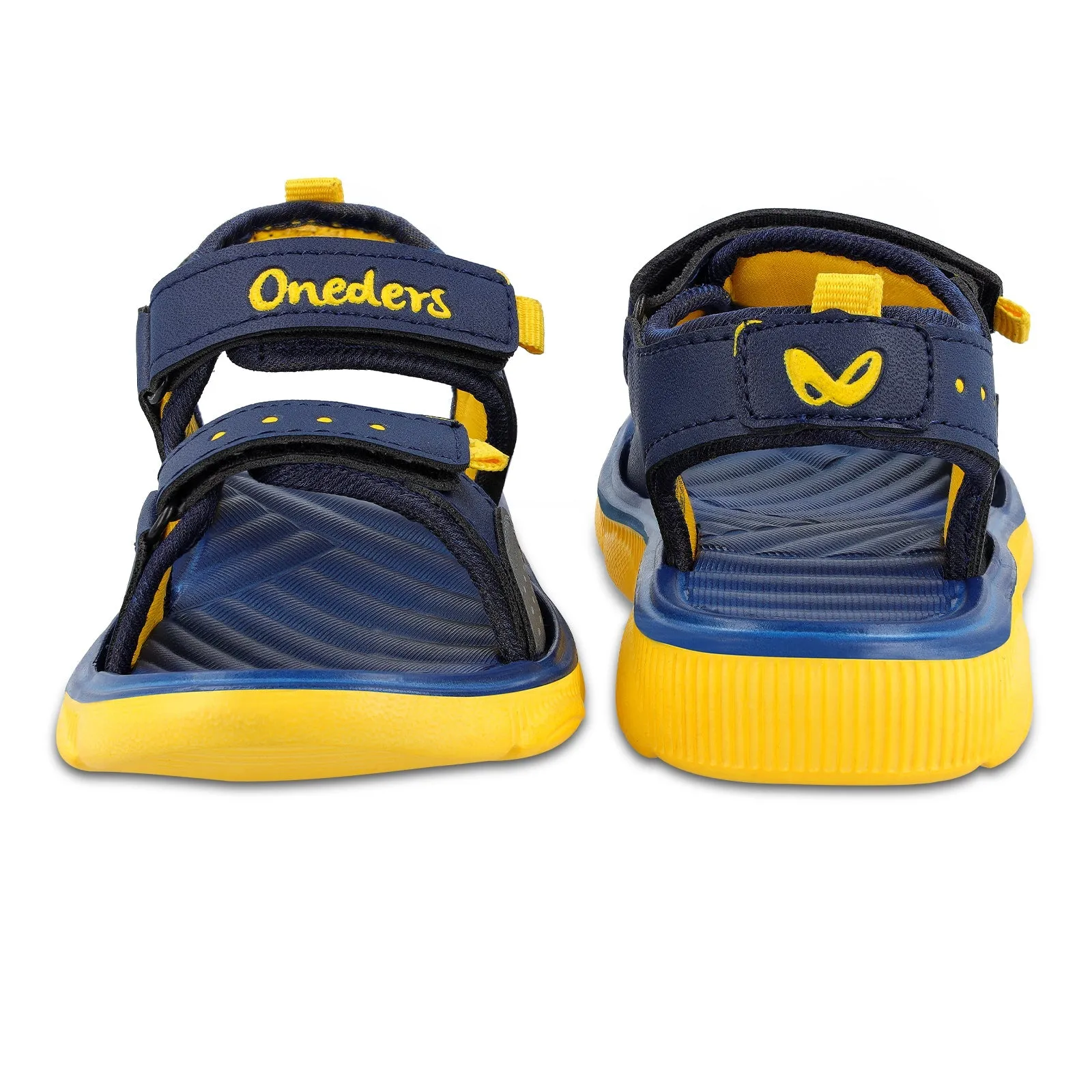 Walkaroo Kids Sports Sandal  - WK453 Navy Blue Yellow