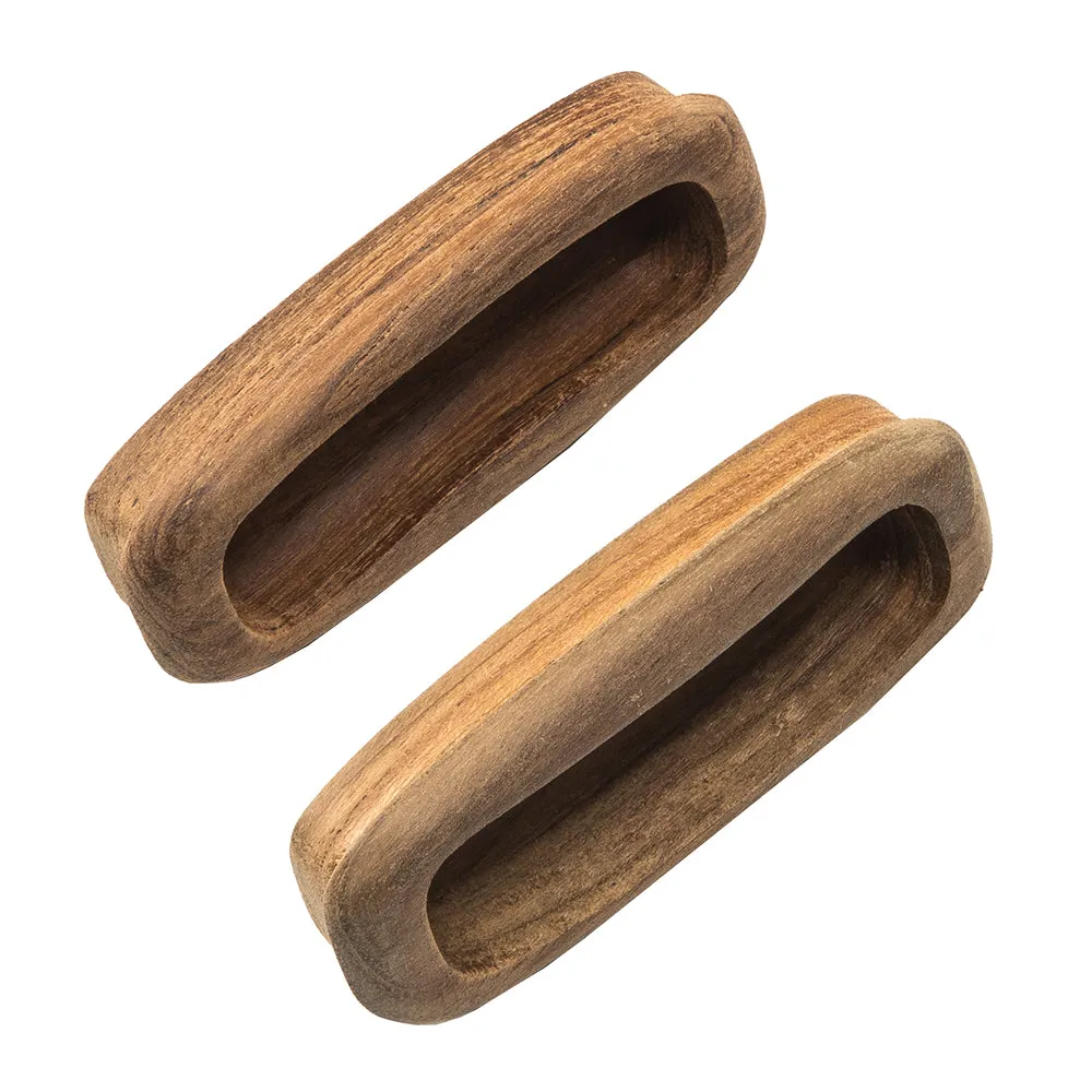 Whitecap Teak Rectangular Drawer Pull - 3-1/4L - 2 Pack [60135-A]