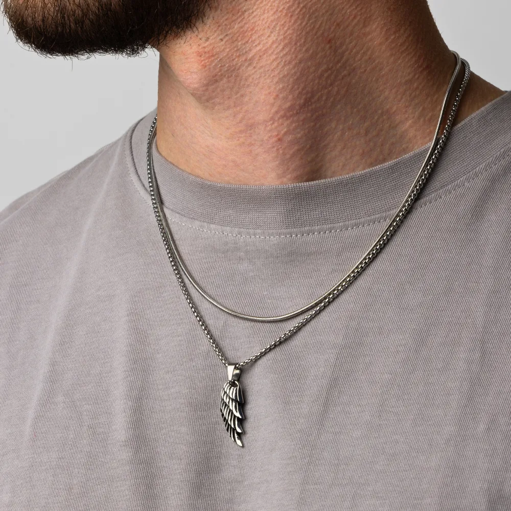 Wing Pendant - Silver