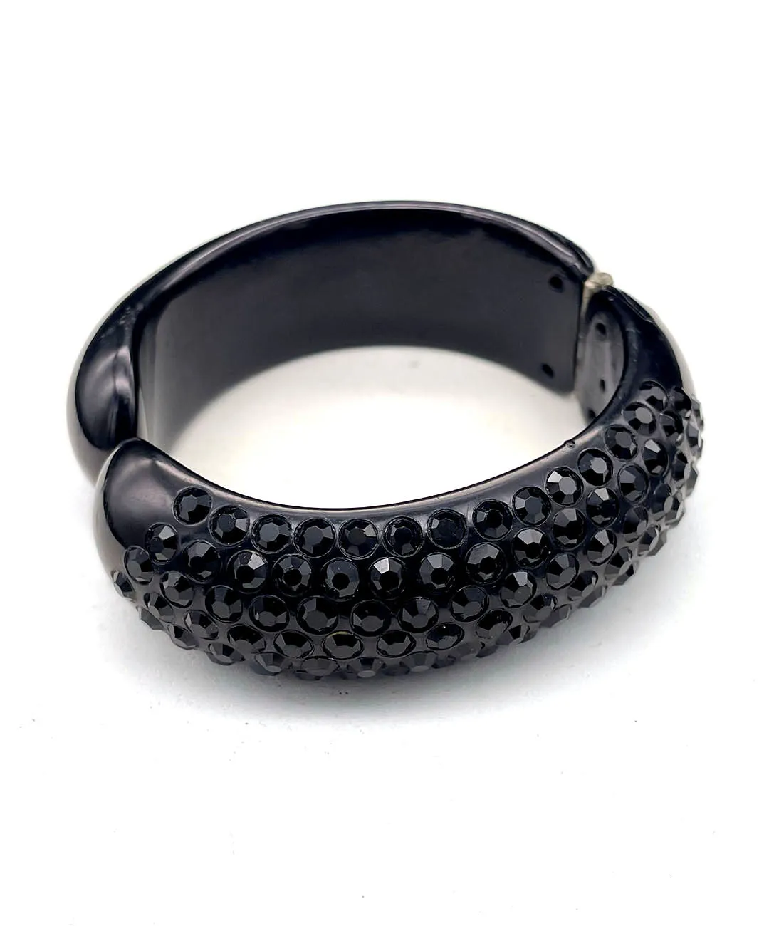 ヴィンテージ ベークライト ブラック ビジュー バングル/VINTAGE Baekeland Black BIJOU BANGLE