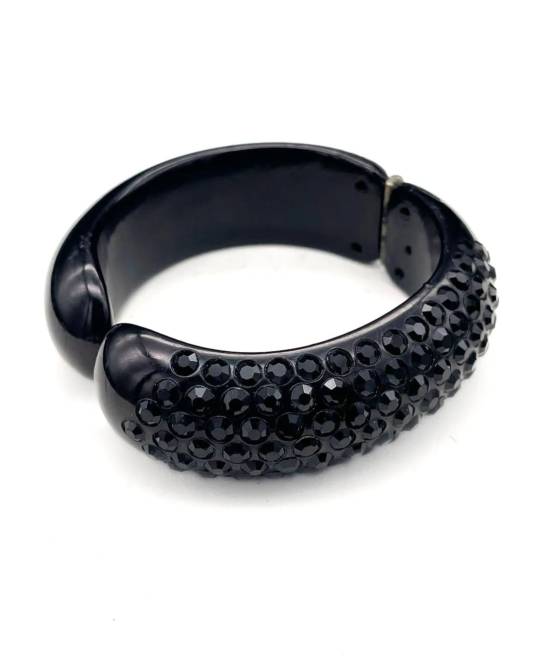 ヴィンテージ ベークライト ブラック ビジュー バングル/VINTAGE Baekeland Black BIJOU BANGLE